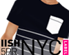 ii| Navy Breton Tee