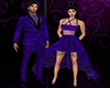 couple purple velvet - F