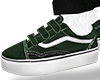 Green Velcro Vans