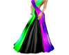 RainbowHalterNeckDress