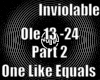 One Like Equals