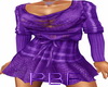PBF*Purple Sweater Dress