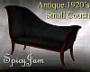 Antq 1920 Small Sofa Blk