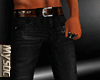 Black Jeans Studded Belt