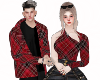 S> Couple Plaid Red F