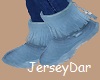 Light Blue Suede Boot