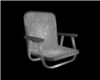 Grey lawn chair