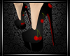 Cherry Bomb Black Heels