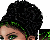 hair Crissy black&green