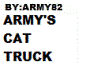 ARMY TRUCK CAT FURNITURE