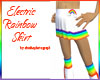 [L]ElectricRainbow Skirt