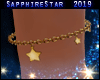 ★ Stars Anklet Gold