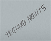 Techno Nights Wall Sign