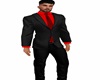 red black suit