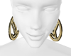 LV GOLD HOOP EARRING