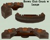 [CD] Brown Club Couch