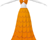 JL~Orange Lehenga
