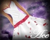 @ Wedding Dress Red Rose