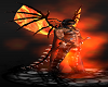 Masked Fire Demon Flames