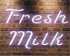 Milk Neon Sign