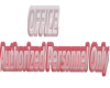 Office sign 