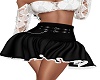 super cute skirt blk wht