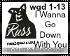 Russ: Go Down With You