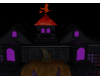 halloween castle pumpkin