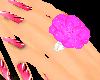 *T* Pink Rose Ring