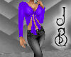 JB Purple&Blk Jeans