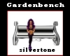 Gardenbench silvertone