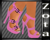 Pink strap Heels