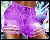 [S]Denim Shorts Purple