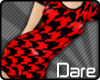 D ~ Houndstooth RED
