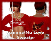 Gamma Nu Love SweaterRed