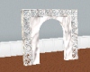 white marble archway