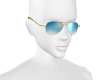 Blue mirror sunglasses