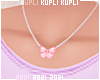 $K Butterfly Necklace