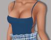 Backless Tank Sail Blue