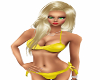 Yellow Twisted Bikini