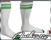 Green Calf Gym Socks