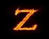 Flaming Letter Z