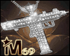 M69 Silver Uzi Necklace