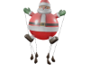 Inflatable Santa Decor.