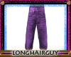 purple levi shorts