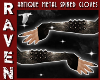 METAL SPIKED GLOVES!