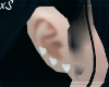 Pearl Hearts Earings