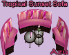 Tropical Sunset Sofa Set