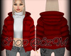 Puffy Red Jacket -Sz