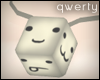 !Q! Tofu Cube Necklace